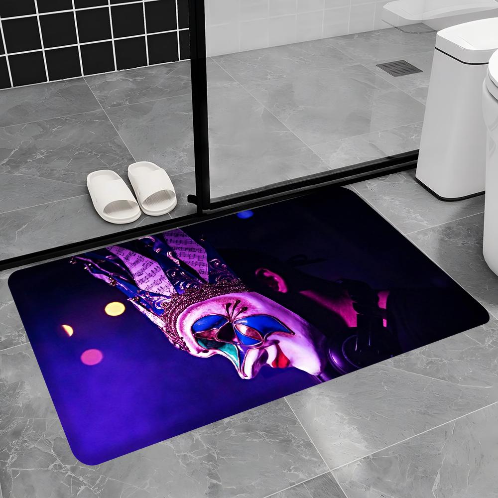 DJ Boris Brejcha Door Mat Washable Non-Slip Living Room Sofa Chairs Area Mat Kitchen Doormat Area Rug