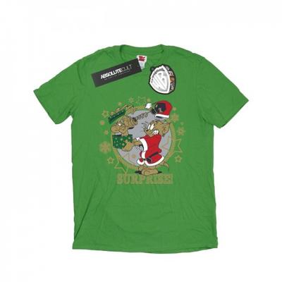 Womens/Ladies Christmas Surprise Cotton Boyfriend T-Shirt