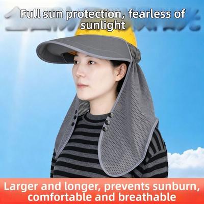Mesh Hard Hat Sun Shield UV Protection Neck Protection Sun Shield  for Construction Workers