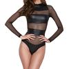 (Skvelý domov)Dámske Kožené Sexy klubové oblečenie Sexy Spodná bielizeň Splice Spodná bielizeň Body kombinéza