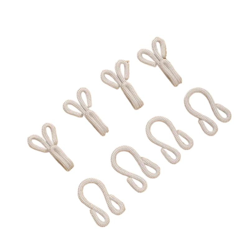 10 шт. Застібки-гачки, Пряжки, Швейне рукоділля, Тканина, обгорнутий метал, Одяг, Зроби сам, Невидимі ґудзики