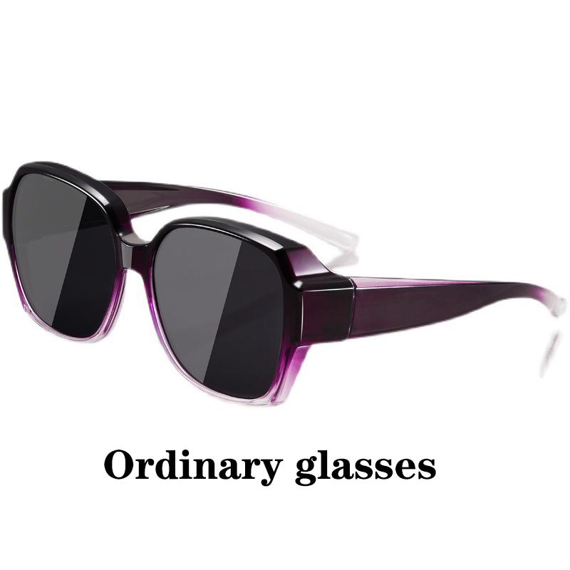 Fashion Round Polarized Sunglasses Cover Over Myopia Prescription Glasses Portable Men Women Vintage Fishing Driving Eyewear