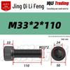 High-Strength Black Hex Socket Head Cap Screw, M8-M48, Fine Thread, Full Thread, Fine Pitch