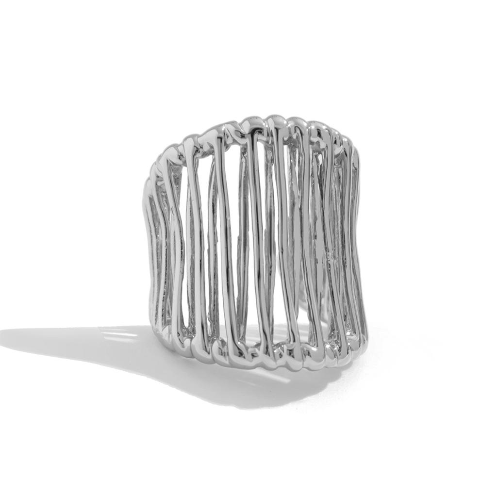 Ingemark 27 Styles Unique Exaggerated Big Flower Starfish Moon Rings Women Punk Geometric Adjustable Finger Ring Grunge Jewelry