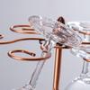 QINGPINGGUO Wine Glass Set Gift Box, 350ml Six Glasses + Decanter + Bottle Opener + Cup Holder, Stemware, Housewarming Gift