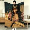 Melanie Martinez Print Flannel Blanket, High quality Comfortable for All Seasons, Home Decor, Warmth and Comfort, Perfect for Christmas Gifts
