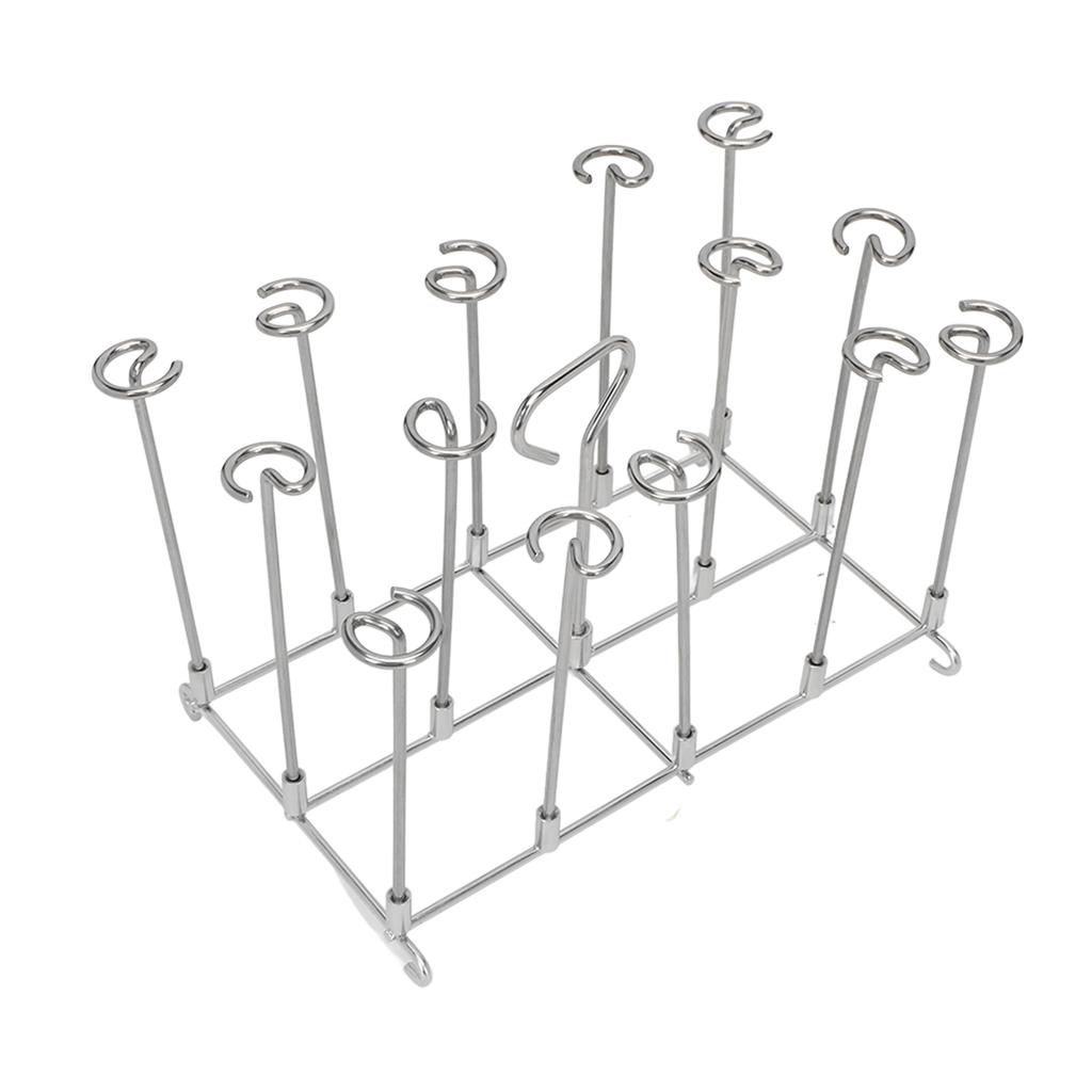 Supporto per Spiedini Friggitrice Cottura Uniforme Resistenza alla Ruggine Acciaio Inossidabile Supporto Verticale per Spiedini per