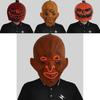 Creepy Glowing Devil Face Pumpkin Head Mask For Halloween And Party Props