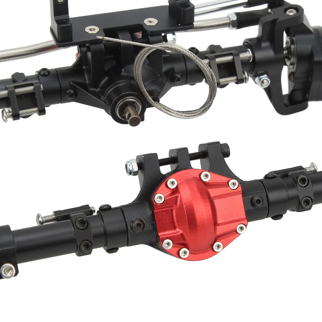RC Axle Kit Front Rear CNC Differential Locking Axles Set for SCX10 I II III 90046 90047 1Celsius10 RC Car