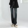 Spring High Waist Slim Straight Jeans for Women