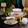 Europejski Zestaw Filiżanek do Kawy dla Pary z Porcelany Kostnej