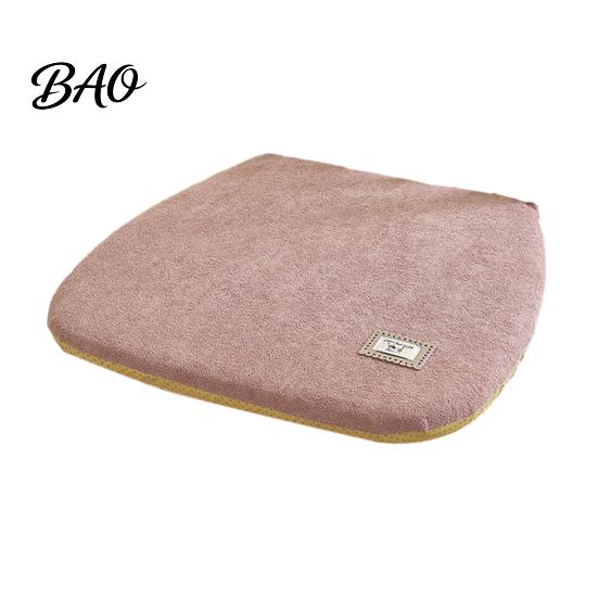 Comfortable Memory Foam Pad Chair Pad, Dining Cushion with Ties, Anti-slip Bottom, Washable Office Cover, Soft Thick Warm Seat for Autumn Winter Teddy
