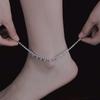 Retro Exotica: Multi-Layer Metal Tassel Anklet for Women, Cos Court Style Foot Jewelry