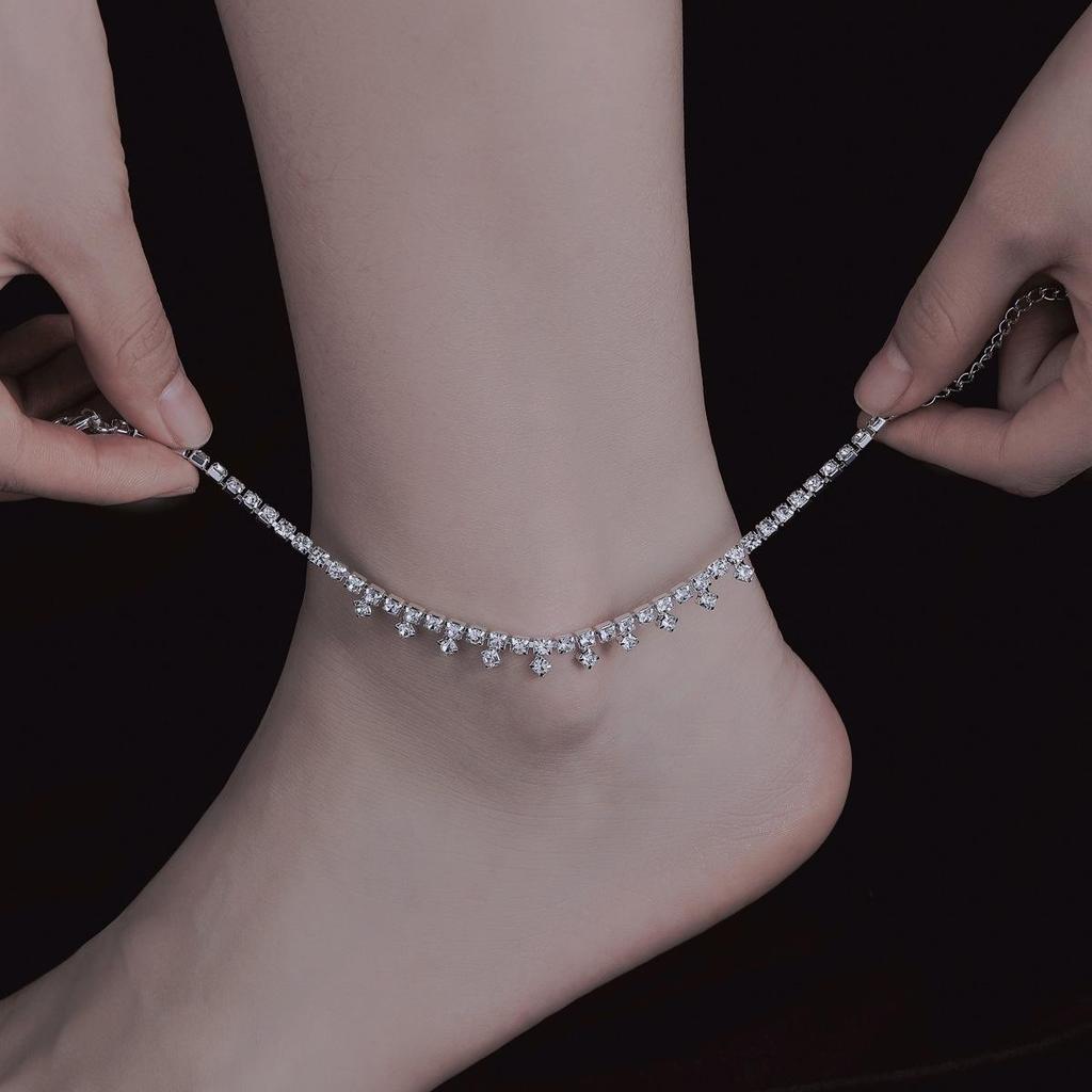Retro Exotica: Multi-Layer Metal Tassel Anklet for Women, Cos Court Style Foot Jewelry