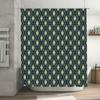 Modern Geometric Pattern Shower Curtain Waterproof Home Bathroom Decor Removable Washable Fabric 3D Printed Wall Hanging Bath Tu