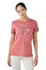 [super.natural] [sn] Supernatural W Rockflower T-Shirt, Sweat-wicking, Quick-drying, Odor-resistant, Merino Wool, Running, Training, Hiking, Yoga, Pil