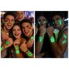 Glow Soccer Tattoos, Waterproof Temporary Freckle Stickers, Football Fan Body Art for Game Day, Night Party Makeup