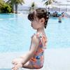 Costume da bagno intero a rapida asciugatura con protezione UV per bambina, costume da bagno per neonati e bambini per nuoto e primavera
