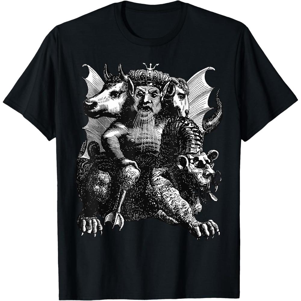 Asmodeus The Demon Of Lechery And Lust Cut Out T Shirt S чёрный