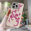 Couple Two Tone Pattern Phone Case For Iphone 17 Air 16 15 14 11 13 12 Pro Max Mental Stylish Anti-Drop Protective Cover Funda