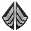 Rear Side Window Scoop Visor Cover Louvers Covers For Ford Electric Horse Mustang Mach-E 2025 2025 Rear Window Louvers