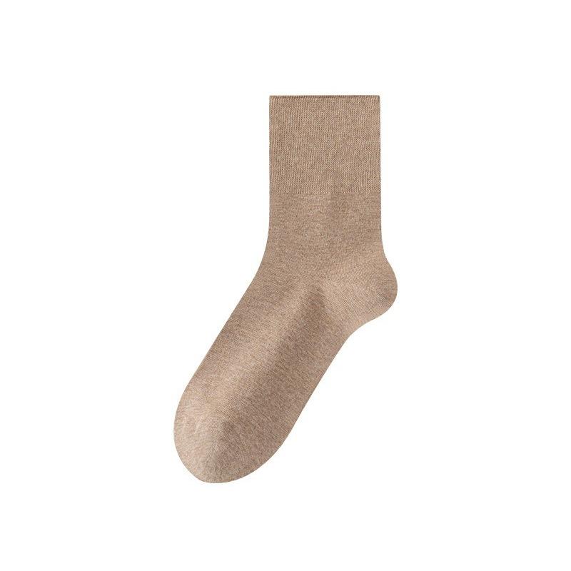Men's Loose Mid-calf Socks for Autumn and Winter, Pure Cotton Sweat-absorbing and Deodorizing Sports Socks, Antibacterial and Long-lasting