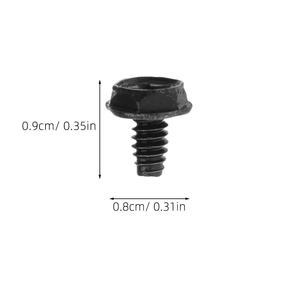100Pcs Metal Pci Slot Screw for Computer Case Round Head Fastener Mounting Replacement for Repairing Slot Screw