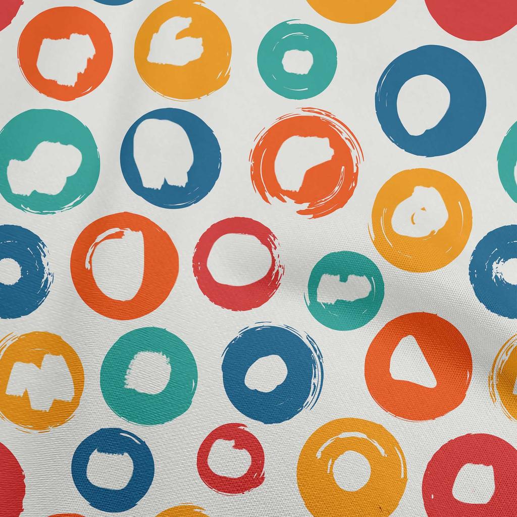 oneOone Cotton Flex Blue Fabric Brush Stroke Sewing Fabric By The Yard Printed Diy Clothing Sewing Supplies 40 Inch