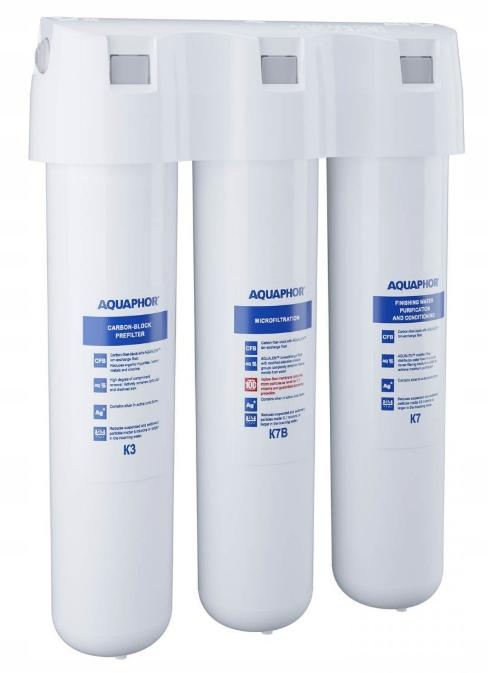 Aquaphor Crystal H Under-Sink Filter, Reduces Limescale, 3-Stage Filtration Up To