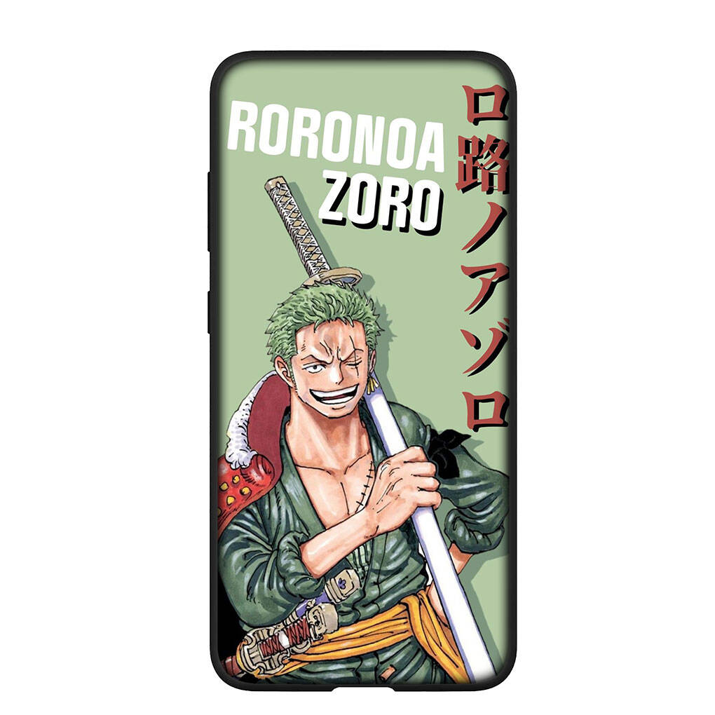 Phone Case for Samsung Galaxy S25 S23 S24 Ultra FE Plus A05 A06 A15 A16 A36 A37 A35 A54 A55 A56 A57 A25 A26 A53 A17 One Pieces Cute Roronoa Zoro Cover