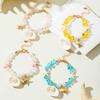 Summer Beach Wind Starfish Gravel Bracelet, Fresh and Sweet Bohemian Natural Shell Bracelet.