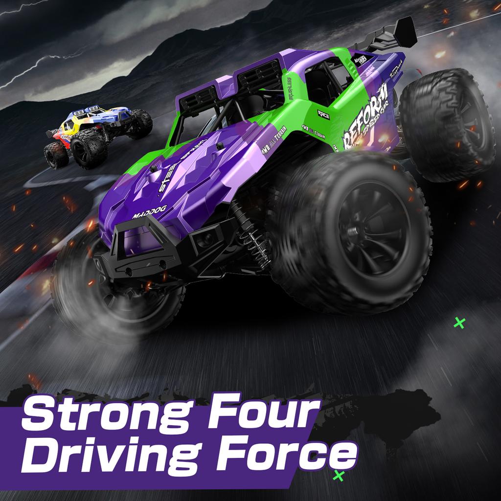Remote Control Car, 2.4GHz 1:14 Scale 4  Off Road Vehicle, 40KMCelsiusH High Speed All-Terrain Electric Toy Car with 2 Re able Batteries, Gifts 