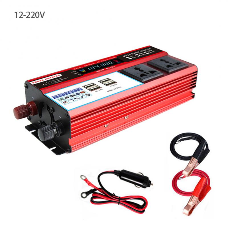 12000/20000W Car Inverter  DC 12V To AC 220V Multi-function Home Outdoor Travel  Modified Sine Wave Voltage Converter Adapter