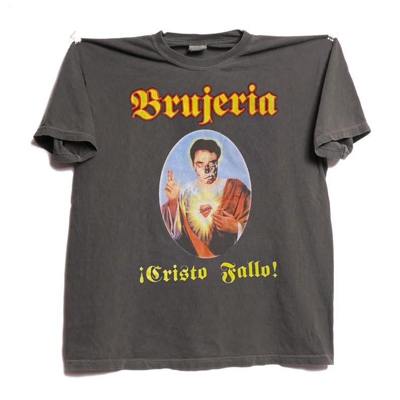Vtg Brujeria metal band retro style charcoal t-shirt QT8135 Unisex T-Shirt XXL
