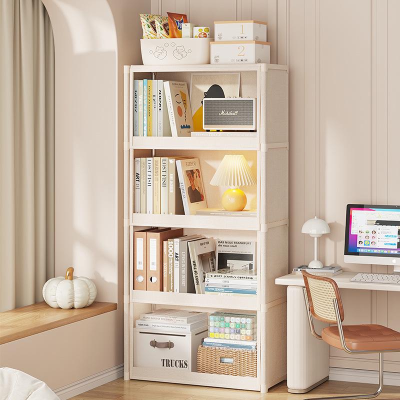 Children's Large Capacity Transparent Floor-standing Bookshelf & Storage Cabinet