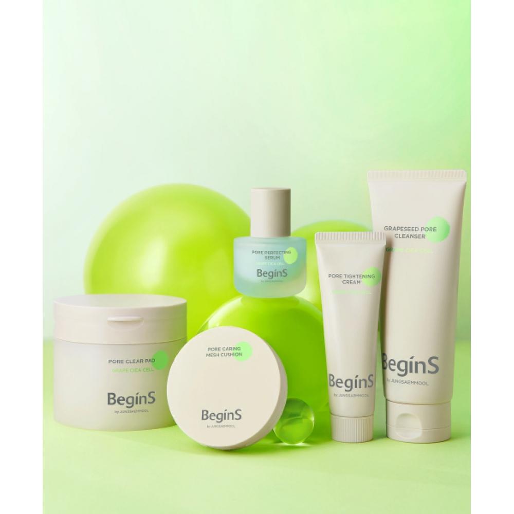 Begins Porenperfektionierendes Serum 30ml Aqua Creme 5ml + Aqua Toner 15ml Gratis