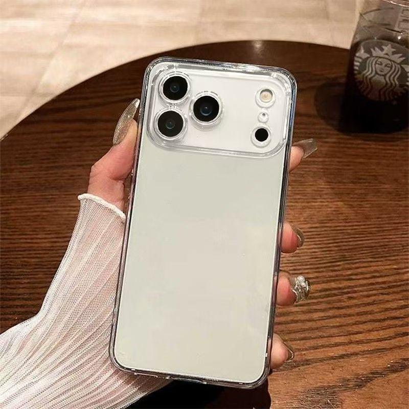 Clear Phone Case For iPhone 17 Pro Max Case Silicone Soft Cover For iPhone 11 12 13 14 15 16 Plus 17 Pro Max Air 16E Back Cover