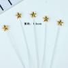 Mini, 3D Mini, Pentagram, Cake Decoration Plugin, Ornament, Wire, Pentagram, Star, Birthday Baking Accessories
