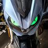 2pairs Reflective Devil's Eye Stickers for Car and Motorcycle Use - Improves Night Visibility and Safety, Durability and Fashion