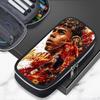 Large Capacity Cartoon Soccer Pen Pouch Kids Students Oxford Fabric Pencil Case With Cristiano Ronaldo Yamal Design