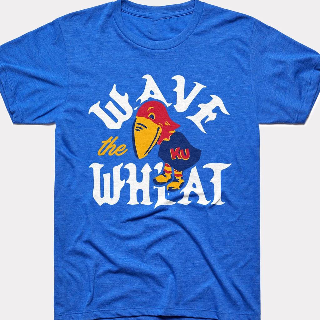 

Kansas Jayhawks BLUE T-Shirt Mens Womens Tees Top short sleeve All sizes S to 5Xl JJ4691 S