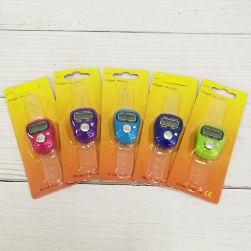 1PCS Mini Point Marker and Row Finger Meter LCD Electronic Digital Tally Counter for Sewing Knitting Weave Tool