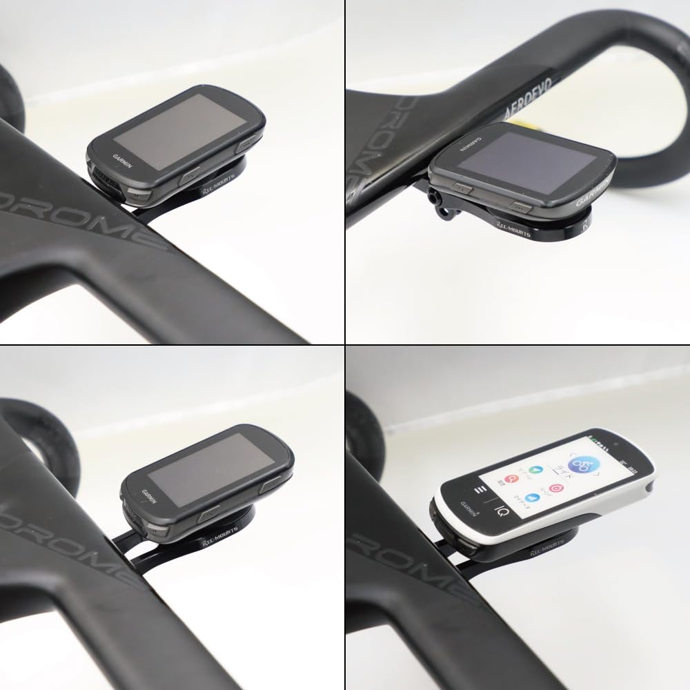 Elves Type Combo Mount with 14 Compatible with and GoPro [REC Mount] (OROME AEROEVO) Handlebar-Specific (Compatible Brands) [ELVES2W] Garmin,