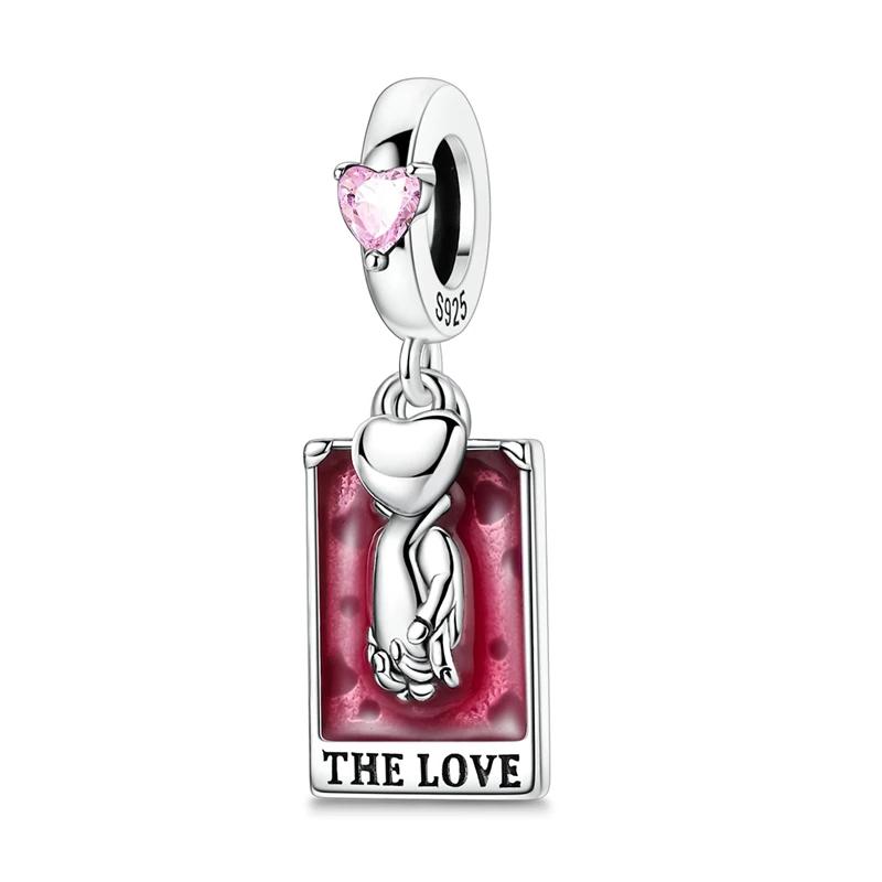 Neues Kupfer Vintage Kupfer Stern Sonne Halbmond Tarot Anhänger Passend für Original Armband Liebe Anhänger DIY Schmuckzubehör