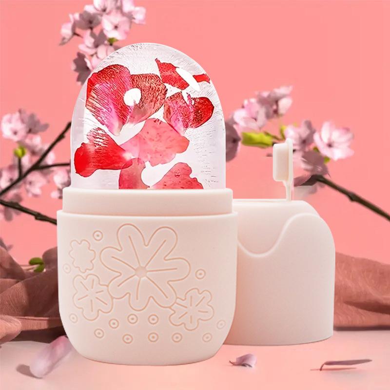 Ice Face Roller Facial Lifting Contouring Tools Silicone Ice Cube Trays Ice Globe Balls Eye Face Massager Beauty Skin Care Tools