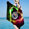 1PC Football Manchester Crest Beach Towel - Soft,  Absorbent Microfiber, Lightweight, Ideal for The Beach, Parties, Travel, Camping fan gifts