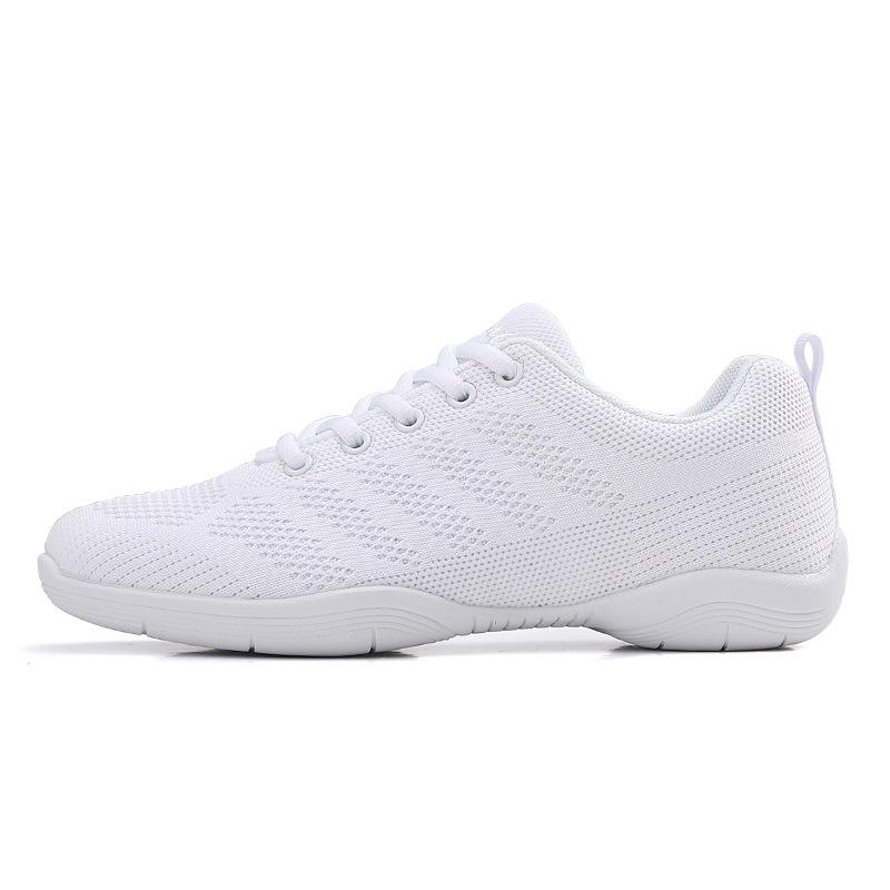 Competitive cheerleading shoes Training competition shoes Dance shoes Adult soft-soled square dance White aerobics shoes Women's