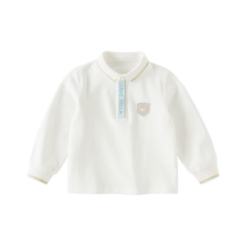 DAVE&BELLA Boys' Long-Sleeve Polo Shirt