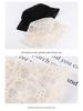 Women's Korean-Style Flower Lace Fisherman Hat with Face-Covering, Trendy Summer Sun Protection