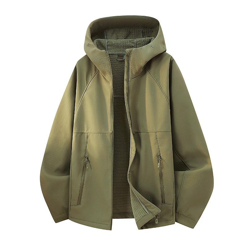 Jacquard Hooded Soft Shell Jacket: New Style for Men & Women - Quality Outdoor Wear